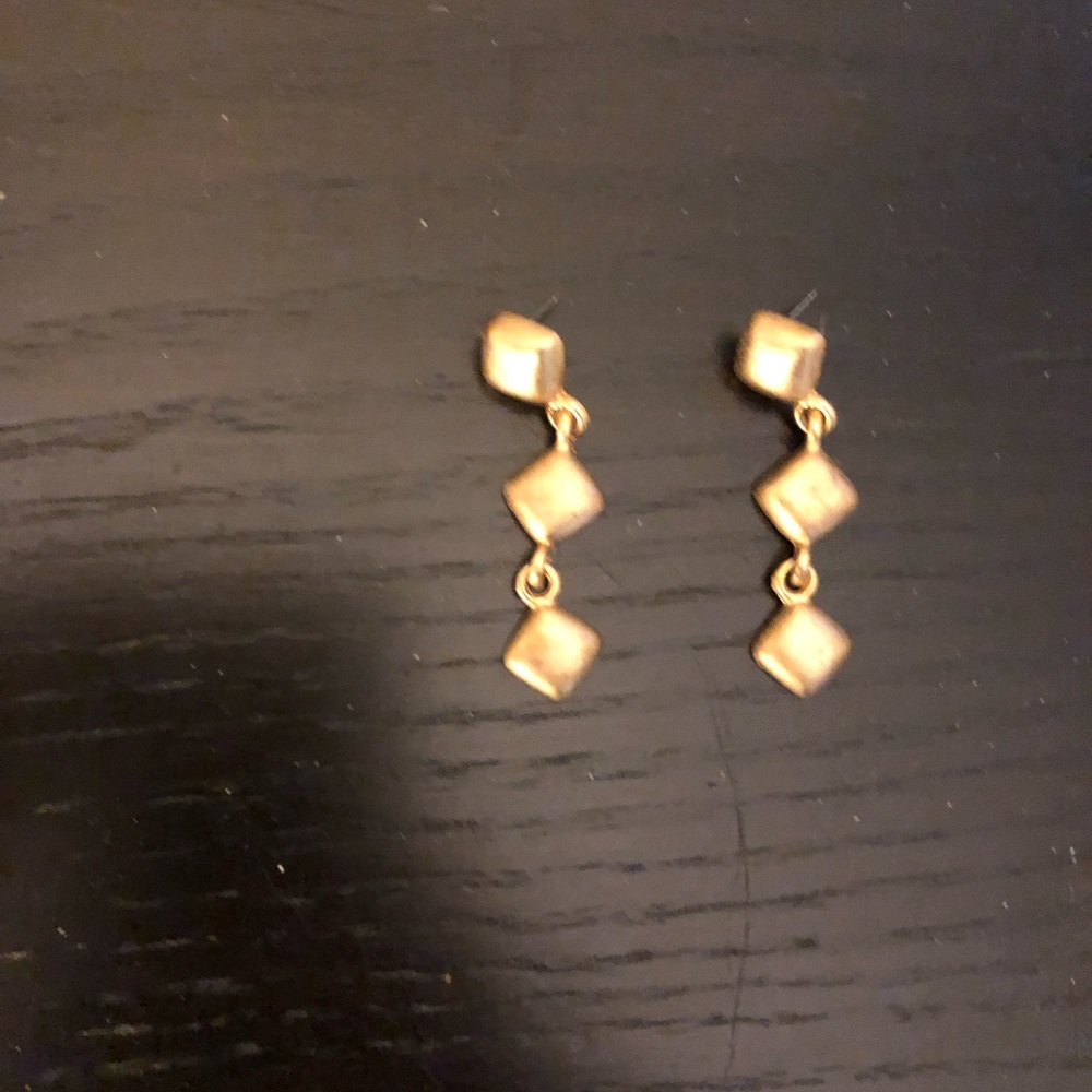 Gold earrings